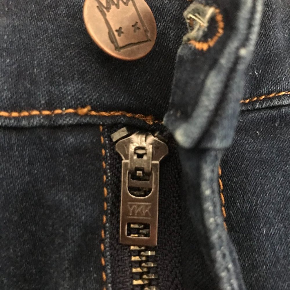 ZIGGY DENIM Swizzle Sticks Dark Wash Skinny Jeans - Picture 9 of 10